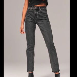 Abercrombie High Rise Mom Jeans